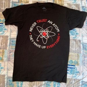 Men’s Atom Joke Black Tshirt